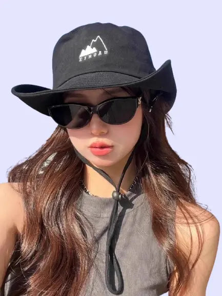 Custom Embroidered Bucket Hat - Personalized Sun Hat for Hiking & Travel | UV Protection Summer Accessory
