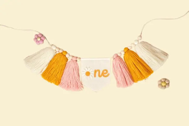Custom Embroidered Daisy Romper - Personalized 1st Birthday Outfit for Baby Girls | Handmade Keepsake Gift