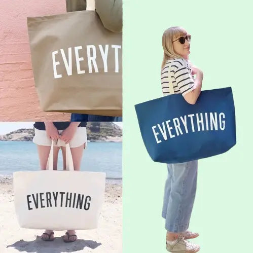 Extra Large Canvas Tote Bag - Giant Weekender & Grocery Bag | Heavy Duty Oversized Carryall