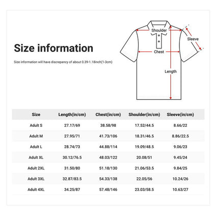 Personalized Men's Golf Polo Shirts Embroidered Short Sleeve Polo Shirt Gift for Golf Lover