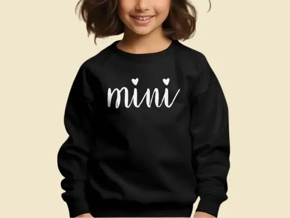 Cozy Mommy & Me Mini Sweatshirts - Adorable Matching Outfits for Mother & Daughter, Cute Family Twin Sets, Mother-Daughter Bonding Clothes