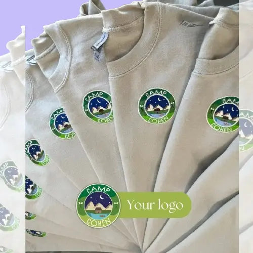 Personalized Embroidered T-Shirt - Custom Photo, Logo or Text Design | Premium Cotton Apparel
