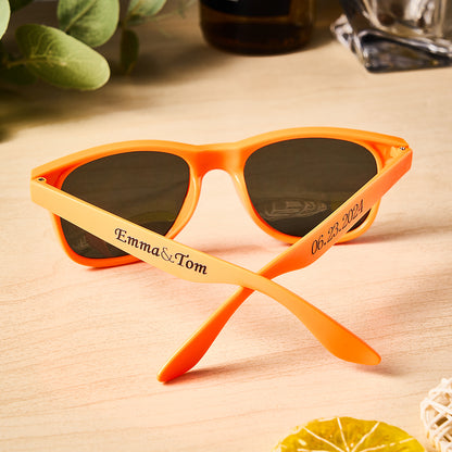 Personalized Sunglasses Set of 10 Wedding Birthday Photo Props Party Favors Gift for Friend