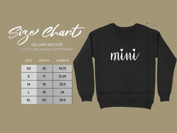 Cozy Mommy & Me Mini Sweatshirts - Adorable Matching Outfits for Mother & Daughter, Cute Family Twin Sets, Mother-Daughter Bonding Clothes